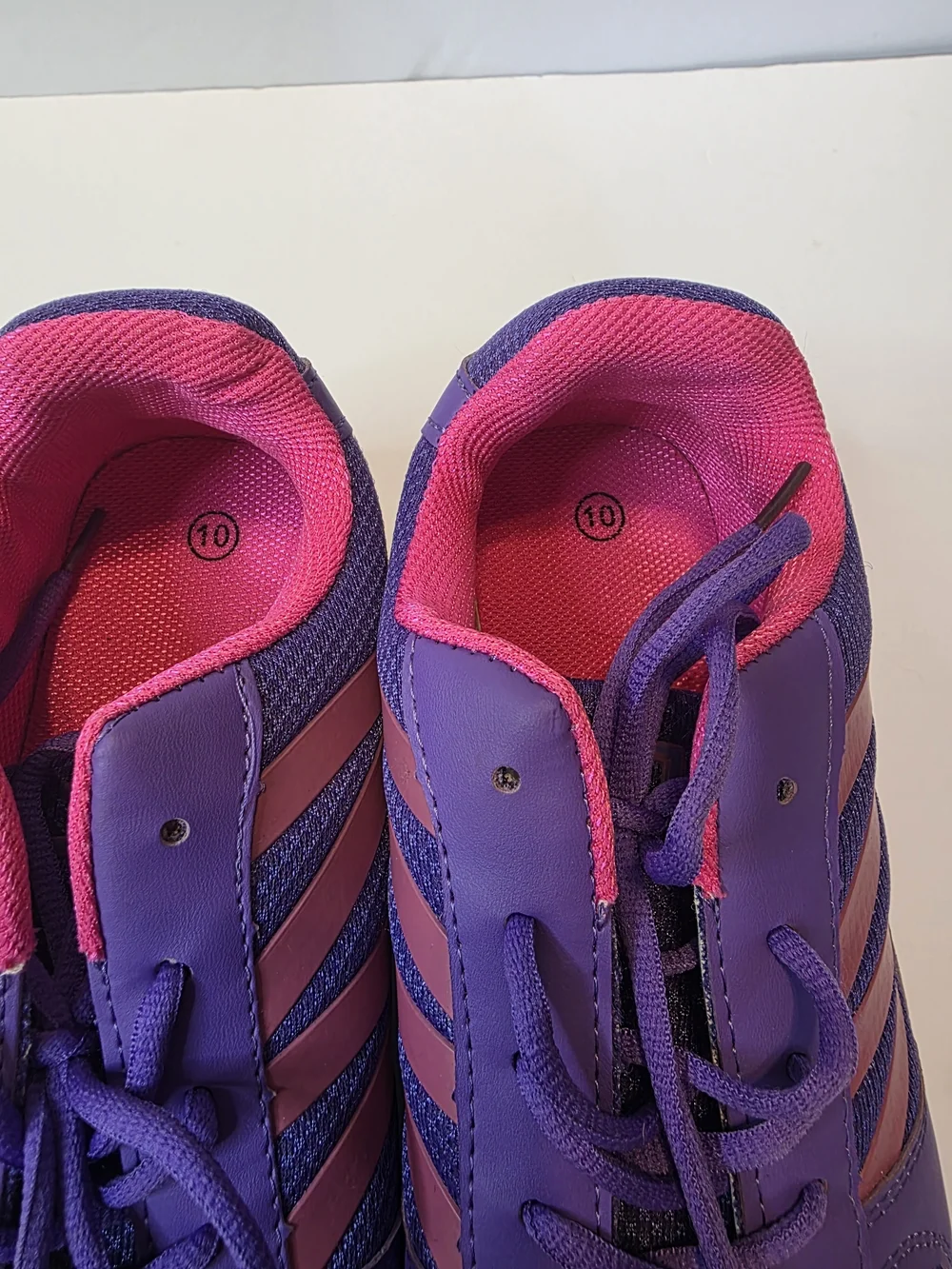 Amazon Kids Purple and Pink Athletic Sneakers